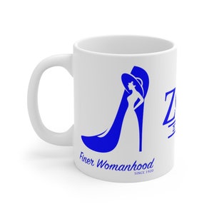 Zeta Phi Beta Finer Womanhood Mug 11oz