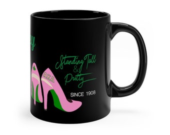 También conocido como taza negra personalizada de pie alto 1908