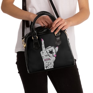 AKA Pinky Up Shoulder Handbag