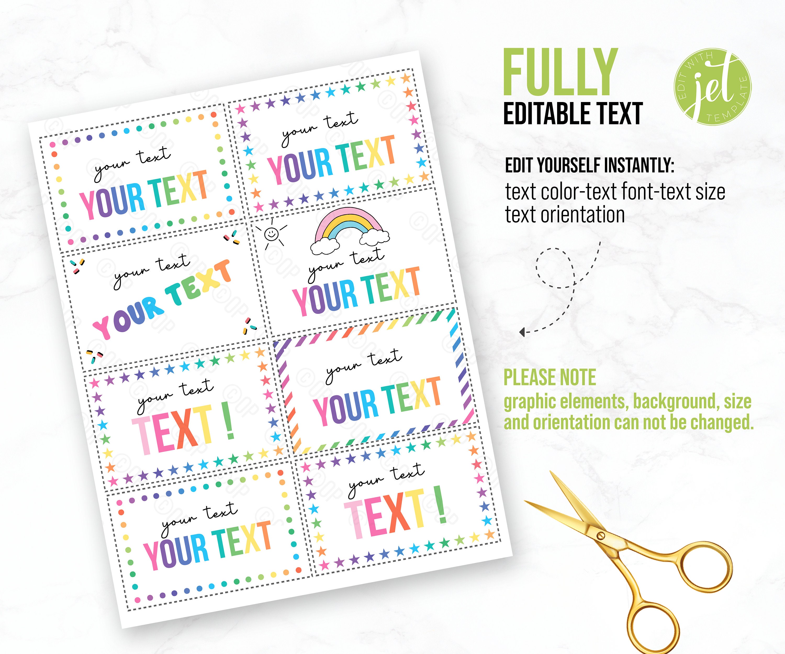 EDITABLE Lunch Box Notes, Printable Kid's Lunch Box Cards, Back to ...