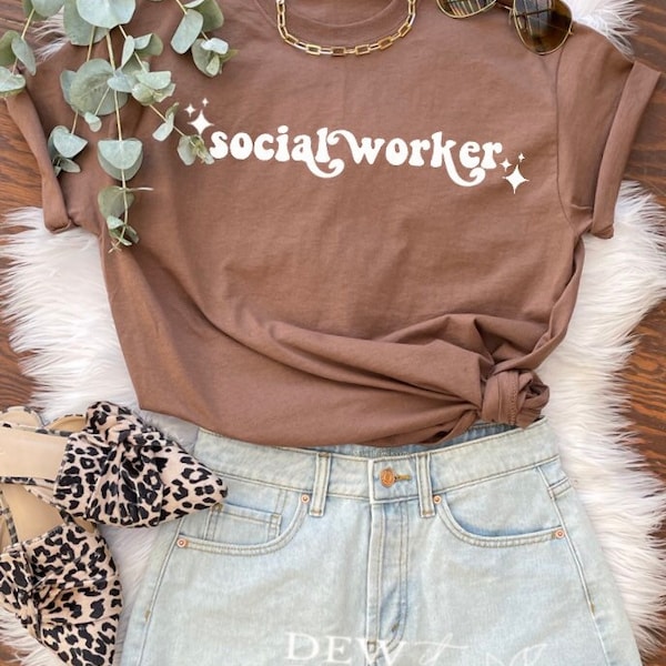 Camiseta de trabajo social, camiseta de trabajo social, trabajador social, regalo de trabajador social, camiseta de trabajo social, regalo para trabajador social, suéter de trabajador social