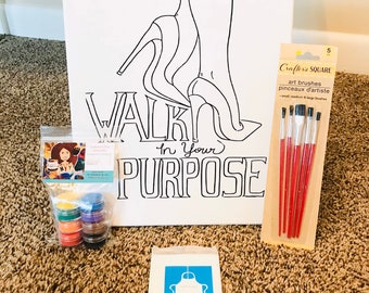 Kreationz By Jess Customized Canvas Paint Sets By Kreationzbyjesss