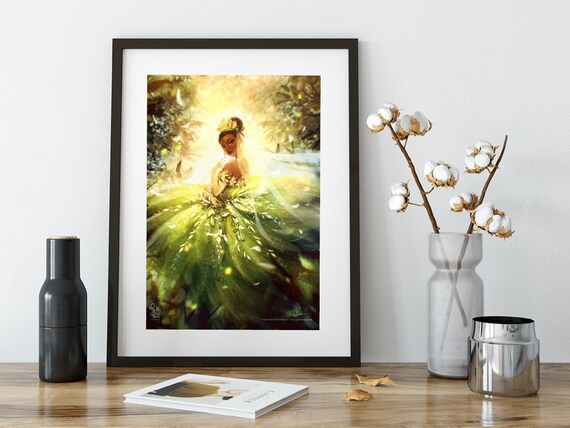 Tiana Disney Fan Art Photo Prints Roy The Art Etsy