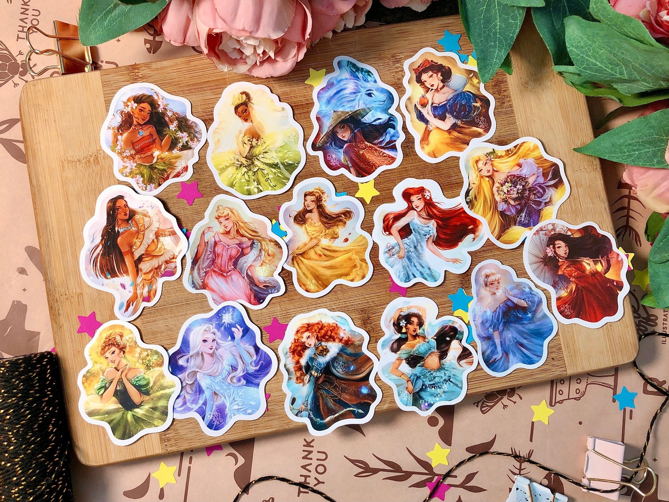 Disney Princess/ Character Sticker Assortment Of 12 
