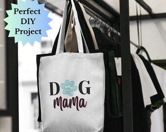 Dog Mama SVG File Instant Digital Download For DIY Crafts Project Pet Themed Design Fundraiser Adoption Event Idea Craft Cut File Pet Lover