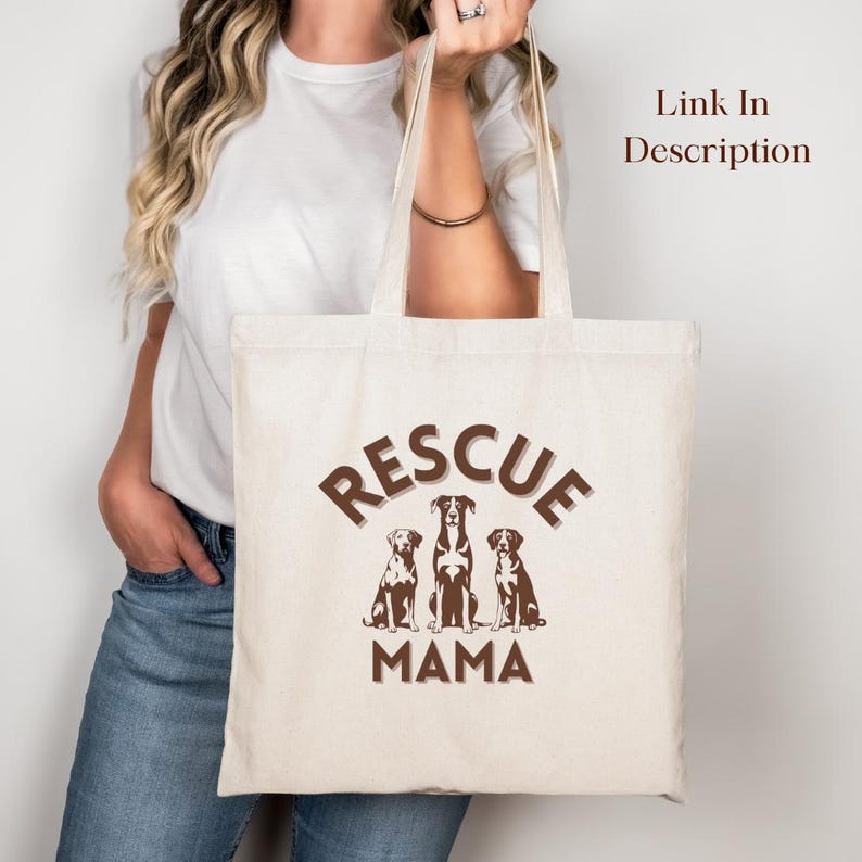 Camiseta de mamá de perro rescatado, camiseta de defensora de animales, camiseta de voluntaria de refugio de animales, ropa de mamá de perro de acogida, idea para evento de adopción de animales, idea para recaudar fondos imagen 10