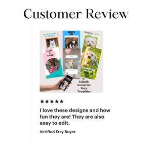 Animal Rescue Instagram Story Templates Canva Editable Social Media Kit for Pet Adoption Events Fundraisers Marketing Tools Adoptable Pets image 7