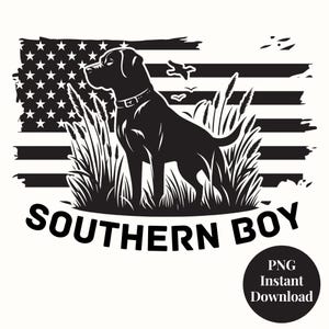 Hunting Instant Download PNG for Sublimation Labrador Retriever Craft Ideas USA Design POD Digital Download Patriotic Hunting Dog Design