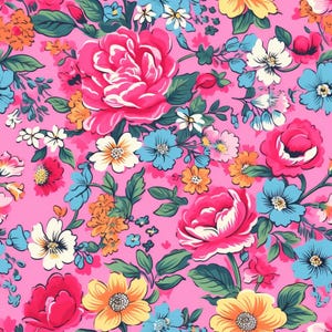 Spring Floral Dog Bandana Pink Cotton Pet Neck Scarf Garden Puppy Accessory Cottagecore Style Family Photoshoot New Puppy Gift Idea