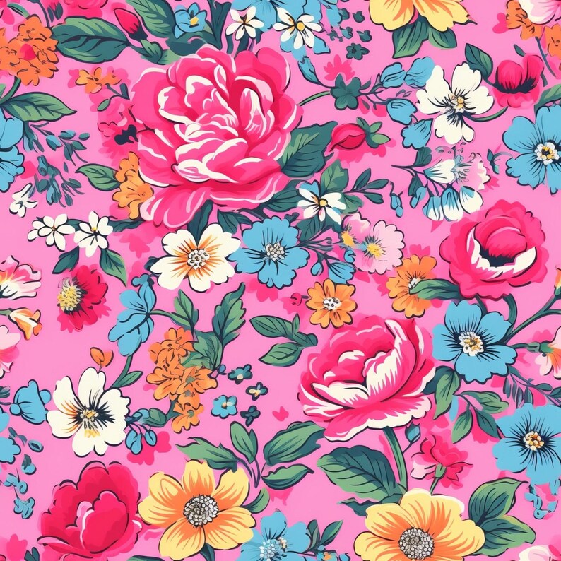 Spring Floral Dog Bandana Pink Cotton Pet Neck Scarf Garden Puppy Accessory Cottagecore Style Family Photoshoot New Puppy Gift Idea