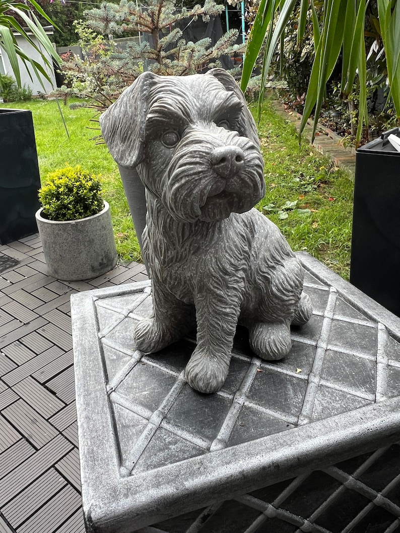 Schnauzer Indoor Outdoor Ornament Garden Decoration image 1