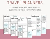 Traveling Iceland | Travel Planner | Printable Travel Planner | Vacation Planner | Digital Download