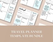 Travel Guide Scotland | Scotland Travel Planner Printable | Travel Journal | Travel Itinerary Template