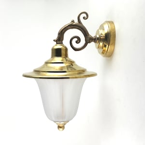 Massives Messing Wand Outdoor Indoor Licht Industriestil PHEADRA
