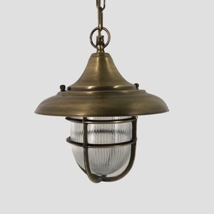 Solid Brass Pendant Outdoor Indoor Light PERICLES