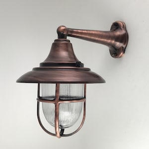 Solid Brass Wall Outdoor Indoor Light Industrial Style ARMONIA