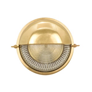 Solid Brass Bulkhead Wall Outdoor Indoor Light Industrial Style ATHANASIA Free Shipping
