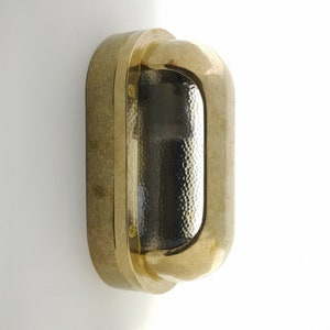 Solid Brass Antique Bulkhead Wall Outdoor Indoor Light Industrial Style ACHILLES