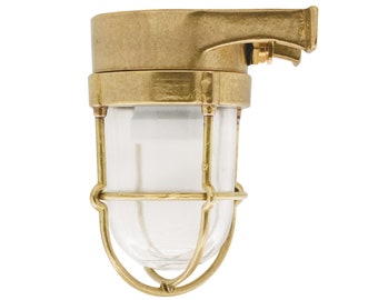 Solid Brass Bulkhead Wall Outdoor Indoor Light Industrial Style OLYMPIAS Free Shipping