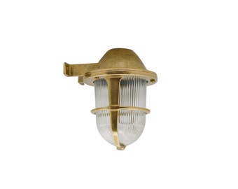 Solid Brass Bulkhead Wall Outdoor Indoor Light Industrial Style GALINI Free Shipping