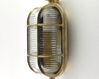 Solid Brass Bulkhead Light Wall Outdoor Indoor Classic - Etsy Australia