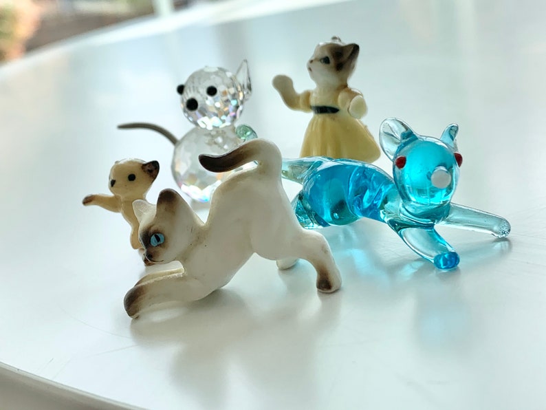 Vintage Miniature Cat Lot