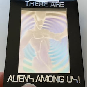 Holographic Alien Card Set 8 New Old Stock Unopened Limited Ed. Fantasma 1991