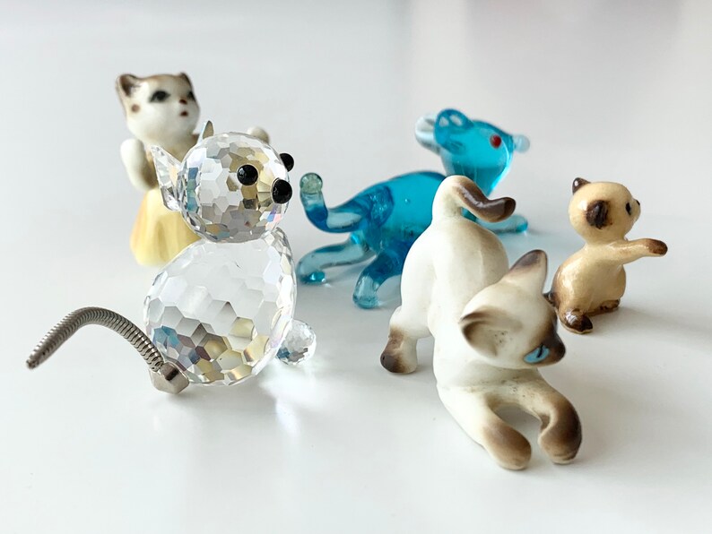Vintage Miniature Cat Lot