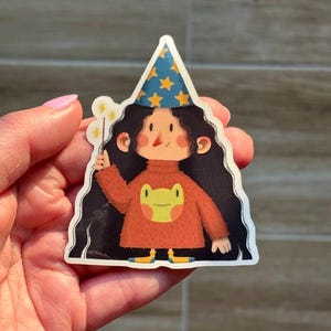 Wizard - Sticker en vinyle résistant aux intempéries Magical Witch