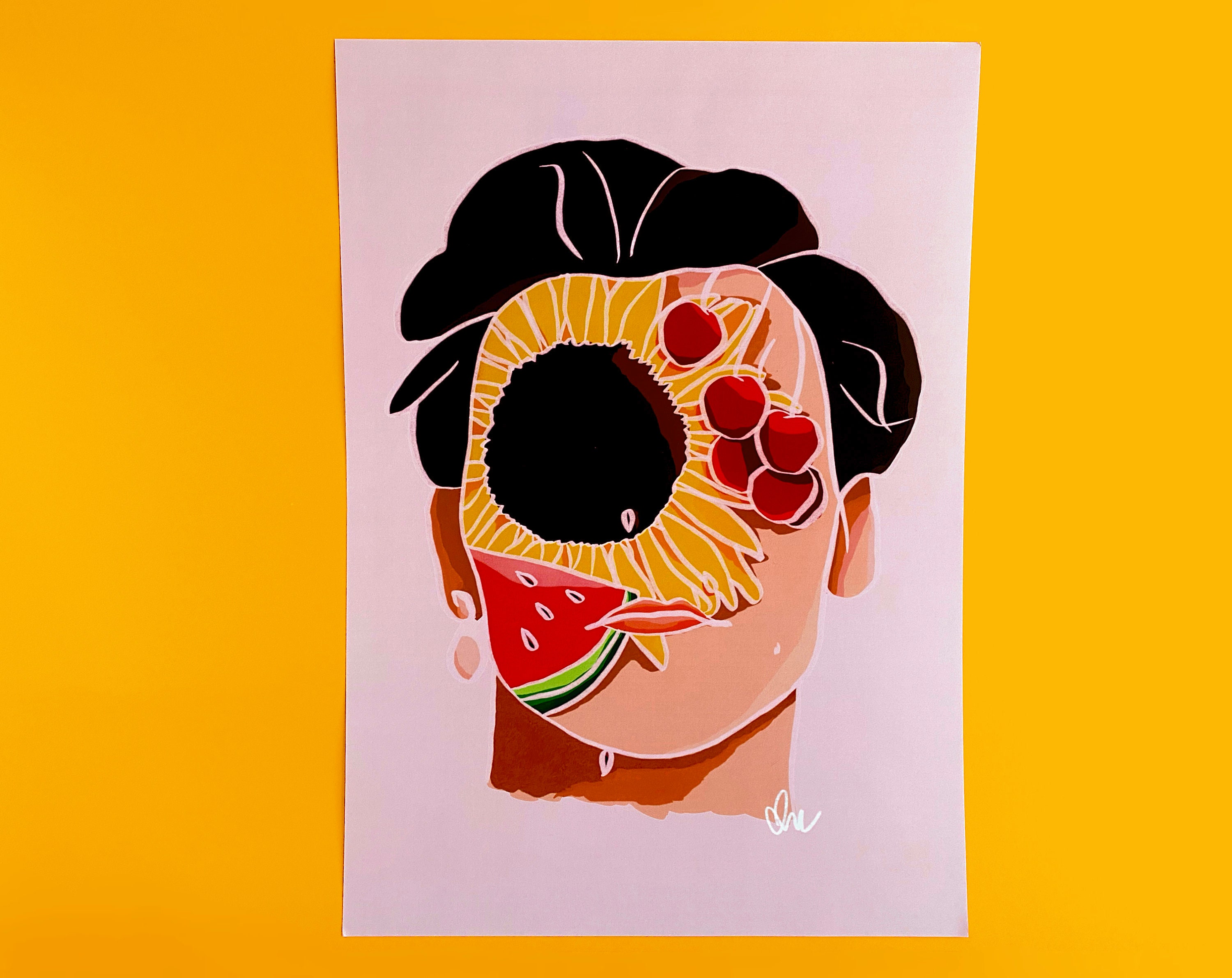 Watermelon Sugar HARRY STYLES Print Fine Line Songs Sunflower Digital ...