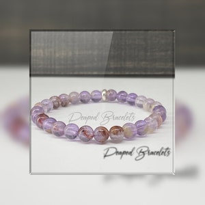 Super 7 Bracelet (6mm Beads)/Powerful, High Vibration, Intuition