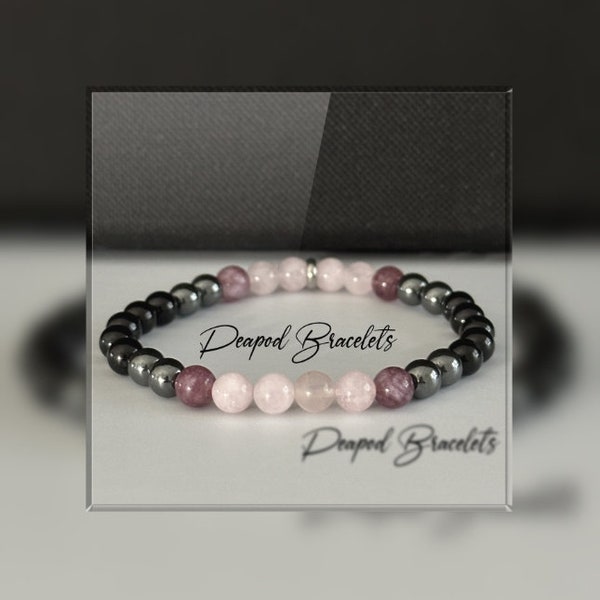 Empath, Anxiety, Depression, Trauma & Grief Support Bracelet (6mm Beads)