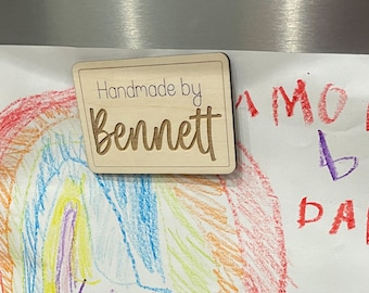 Personalized Kids Name Refrigerator Magnet | Strong Custom Fridge Whiteboard | 3D laser cut letters | office names | Locker