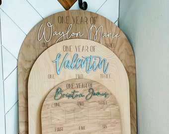 One year of Baby | First Birthday | Milestones Sign | Monthly Photos | 12 Months of | First Year Sign