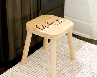 Toddler Step Stool, Truck Step Stool for Kids, Personalized