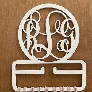 Bow Holder Nursery Decor, Macrame Bow Holder, Personalized Boho Hair Bow Organizer, Baby Girl Hair Accessories, Wall Hanging Bow Storage