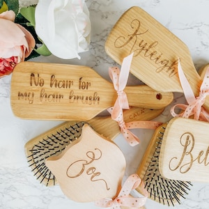Personalized Hair Brush, Personalized Girls Gift, Custom Baby Shower Gift, Custom Girls Birthday Gift, Personalized Girls Stocking Stuffer