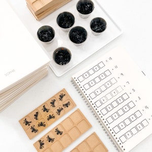 Wooden Ten Frame, Math Board, 10 Frame, Montessori Materials ...