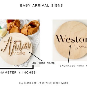 Newborn Baby Stats Sign, Wooden Birth Sign, Hospital Footprint Sign for ...