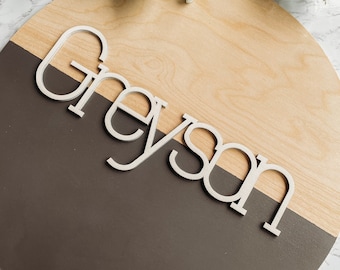 Baby Name Sign, Wooden Name Sign, Nursery Name Sign Baby Name Sign Family Name Sign Custom Wood Name Sign Laser Cut Name Sign Name Crib Sign