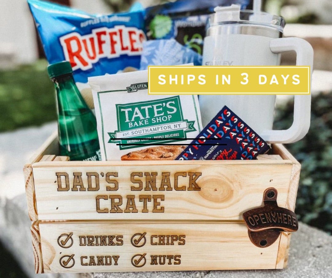 Custom Fathers Day Gift for Dad | Personalized Gift Basket for Grandpa ...