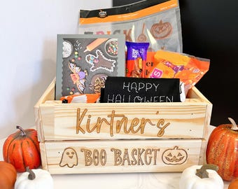 Trick or treat bag, Trick-or-treat bucket, Halloween Bucket, Personalized, Halloween Basket, monogram, trick-or-treat, Halloween bag
