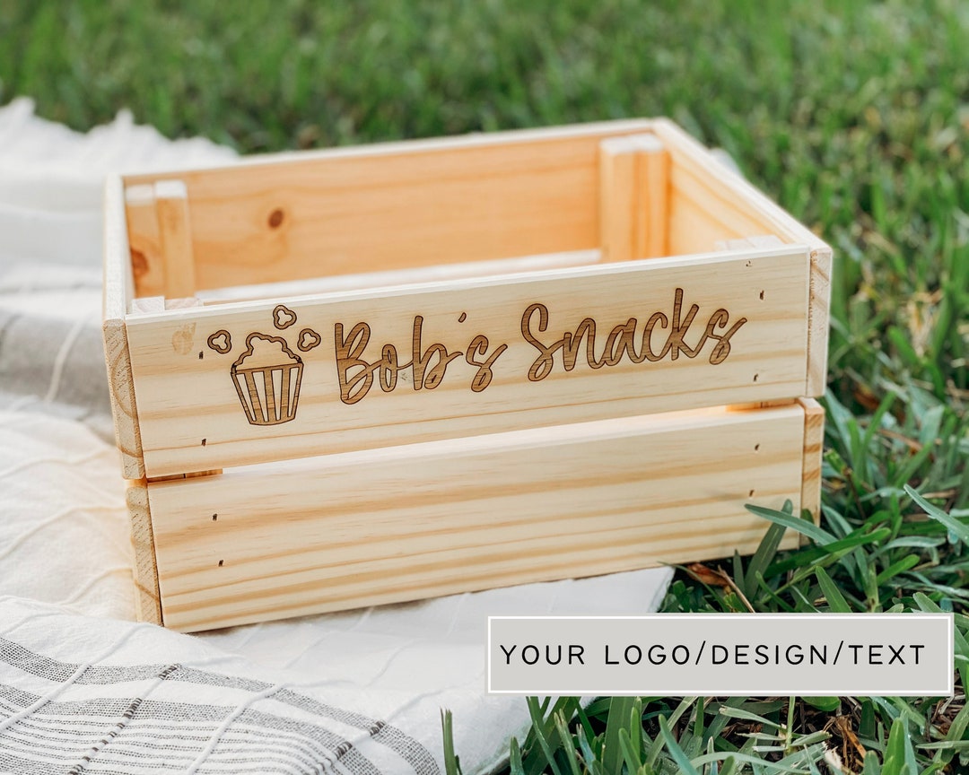 Personalized Gift Crates, Gift Crate, Custom Gift, Personazliaed Organizer Home or Office