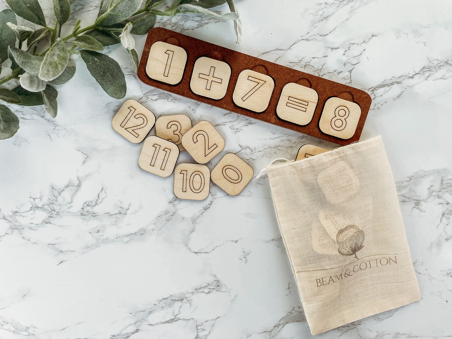 Wood Montessori Play Alphabet Set, Handmade Wood Letters, Wood Movable ...