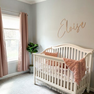 Custom wood name sign cutout, Baby name sign, Above the crib sign, Large custom name sign, nursery name sign, girl nursery name sign