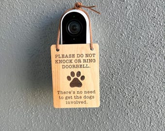 Customizable "Do Not Ring Doorbell" Door Wood Sign, Do Not Knock, Housewarming, Baby Shower Gift, Door Bell Sign, quiet baby sleeping sign