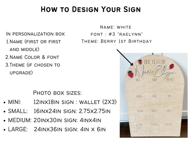 One Year of Baby Photo Board, Daisy Boho Retro First Birthday Photo Arch, Baby 1st Birthday Wood Sign, Daisy Party Decoration