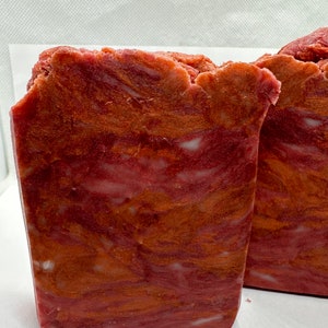 Pink Grapefruit und Blutorange Hot Process Peeling Bar
