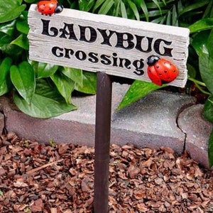 Ladybug Crossing Sign