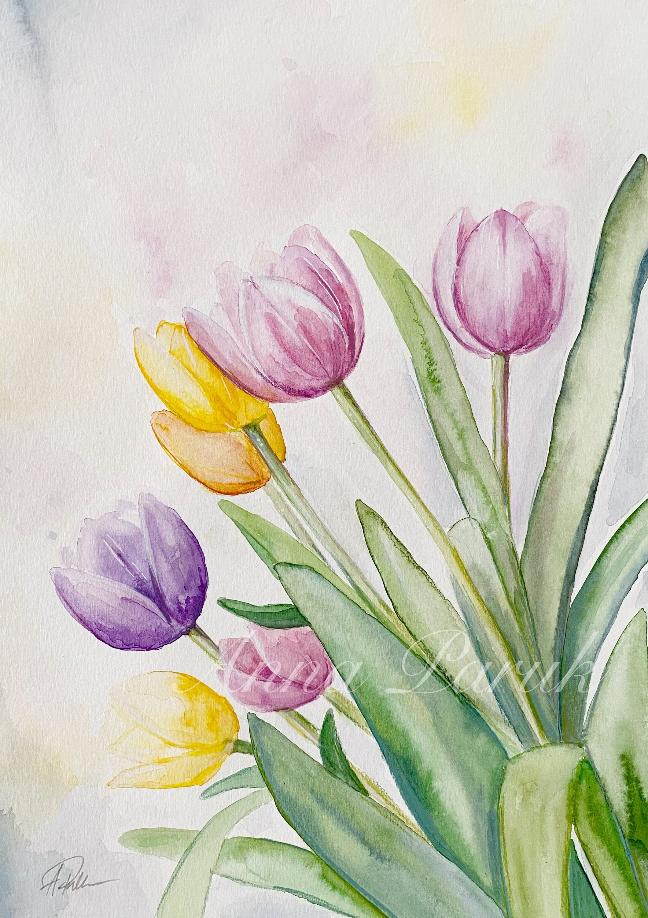 Tulpen Bilder Gemalt: Bring Farbe in Dein Leben mit Tulpen!